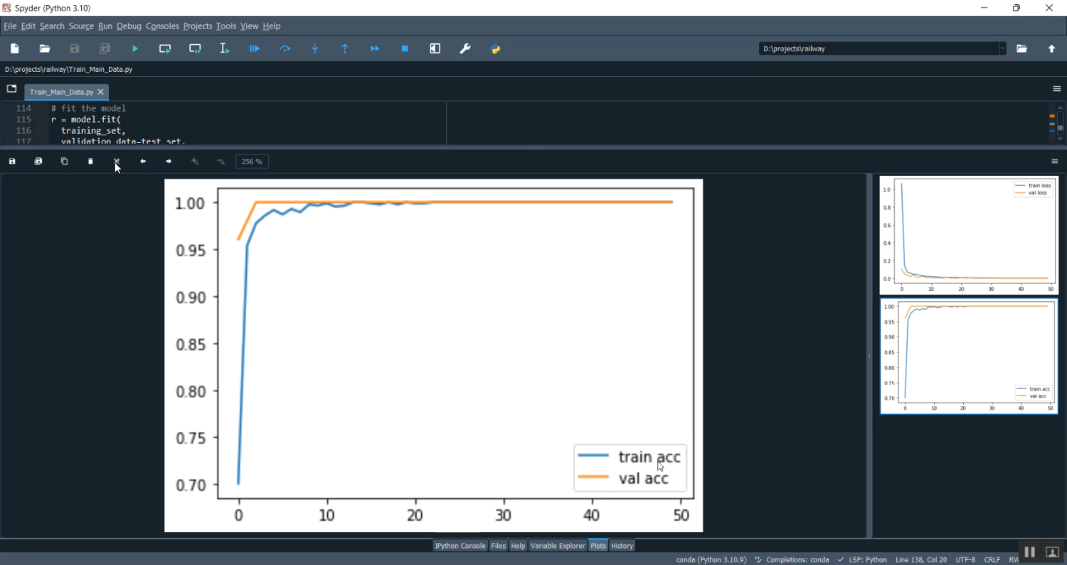 Railway Defect CNN in Python Projects