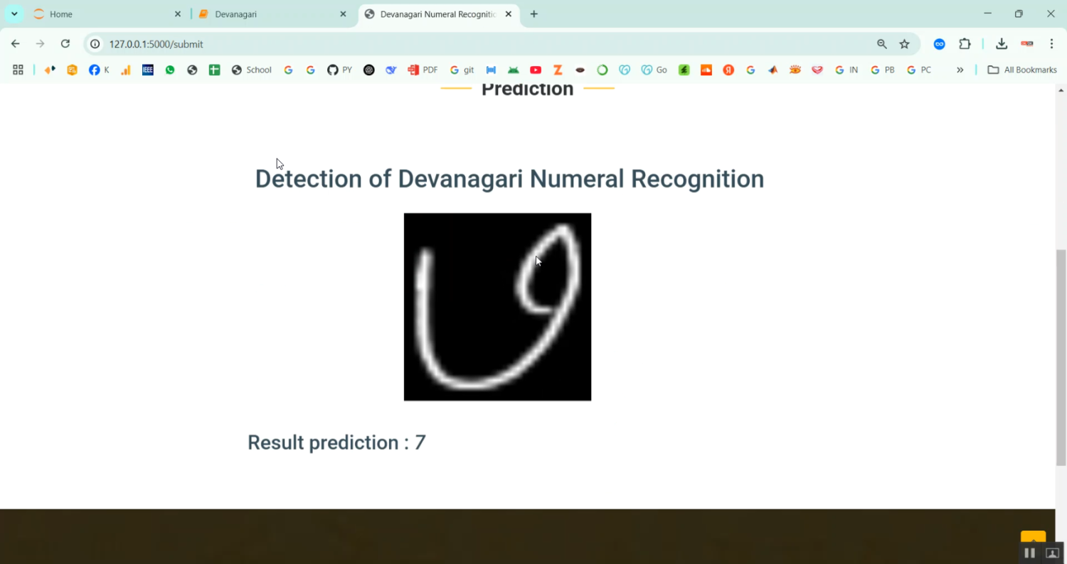 Devanagari Numeral Recognition in Image in Python Projects