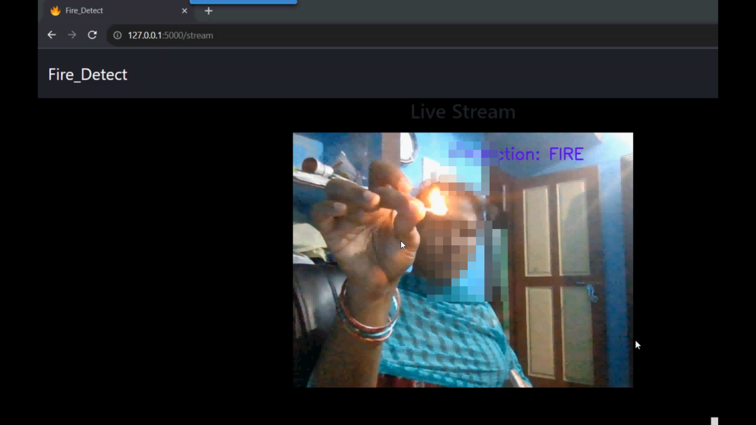 Fire Detection Real Time and Image Using Web Cam in Python Projects