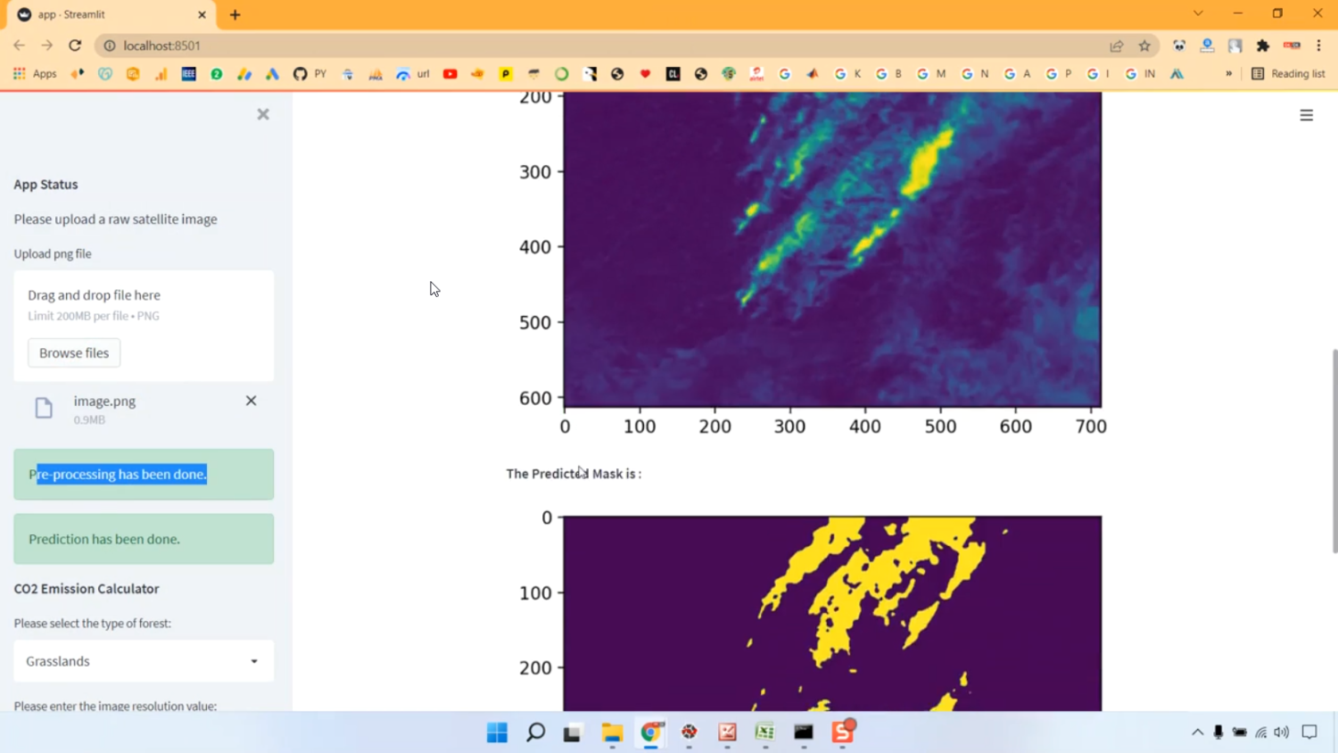 Wild Fire Detection Train Streamlit in Python Projects