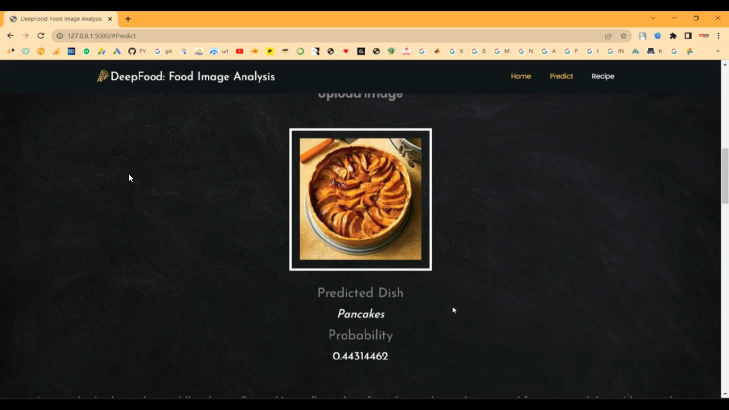 Food Calories Detection using CNN_ML Algorithm in Python Projects