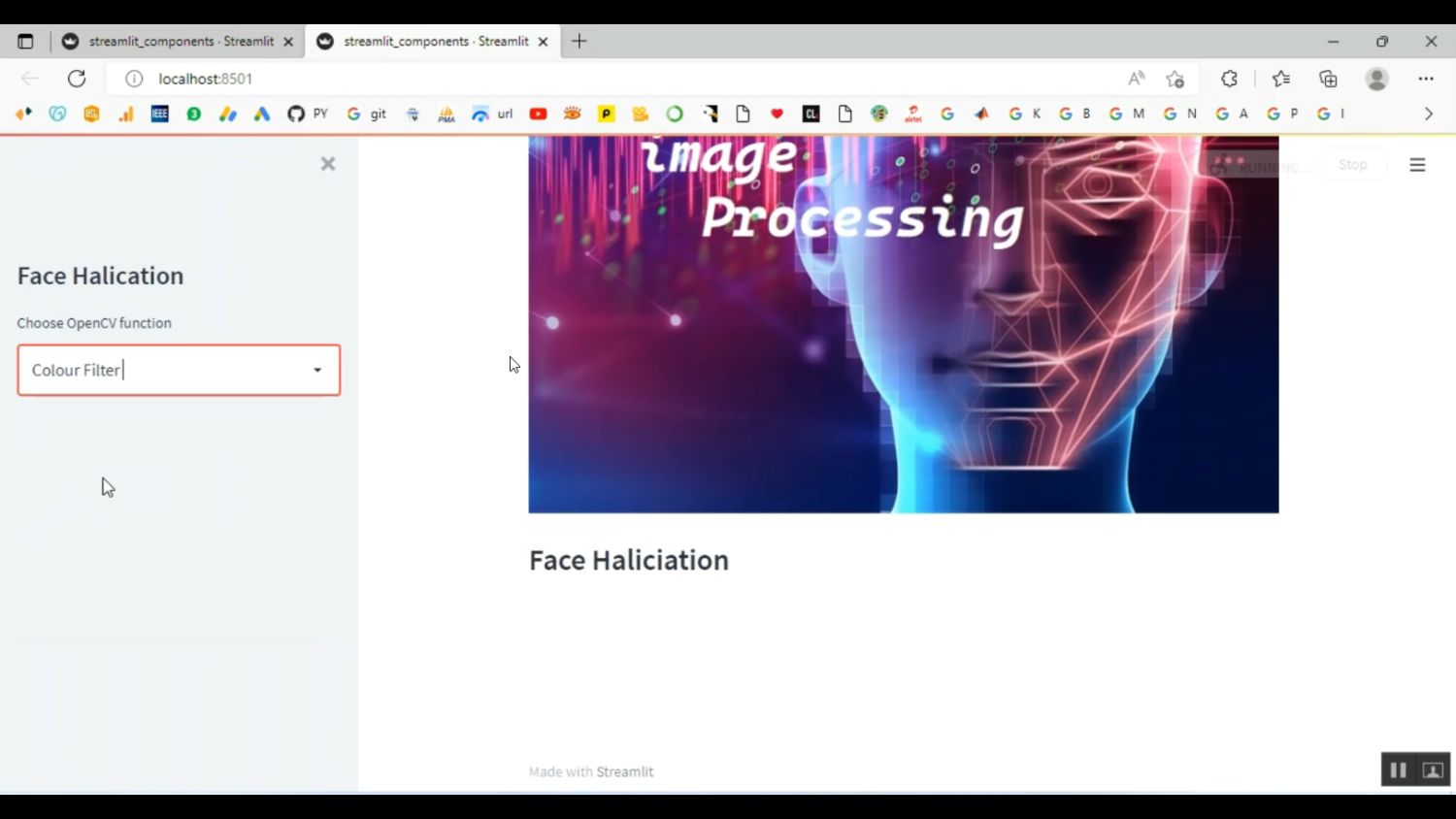 Face Hallucination Streamlit Face Blur Background Removal Face Count in Python Projects