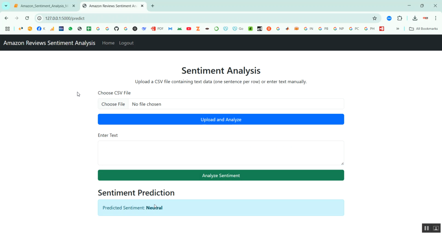 Amazon Reviews Sentiment Analysis in Python Projects