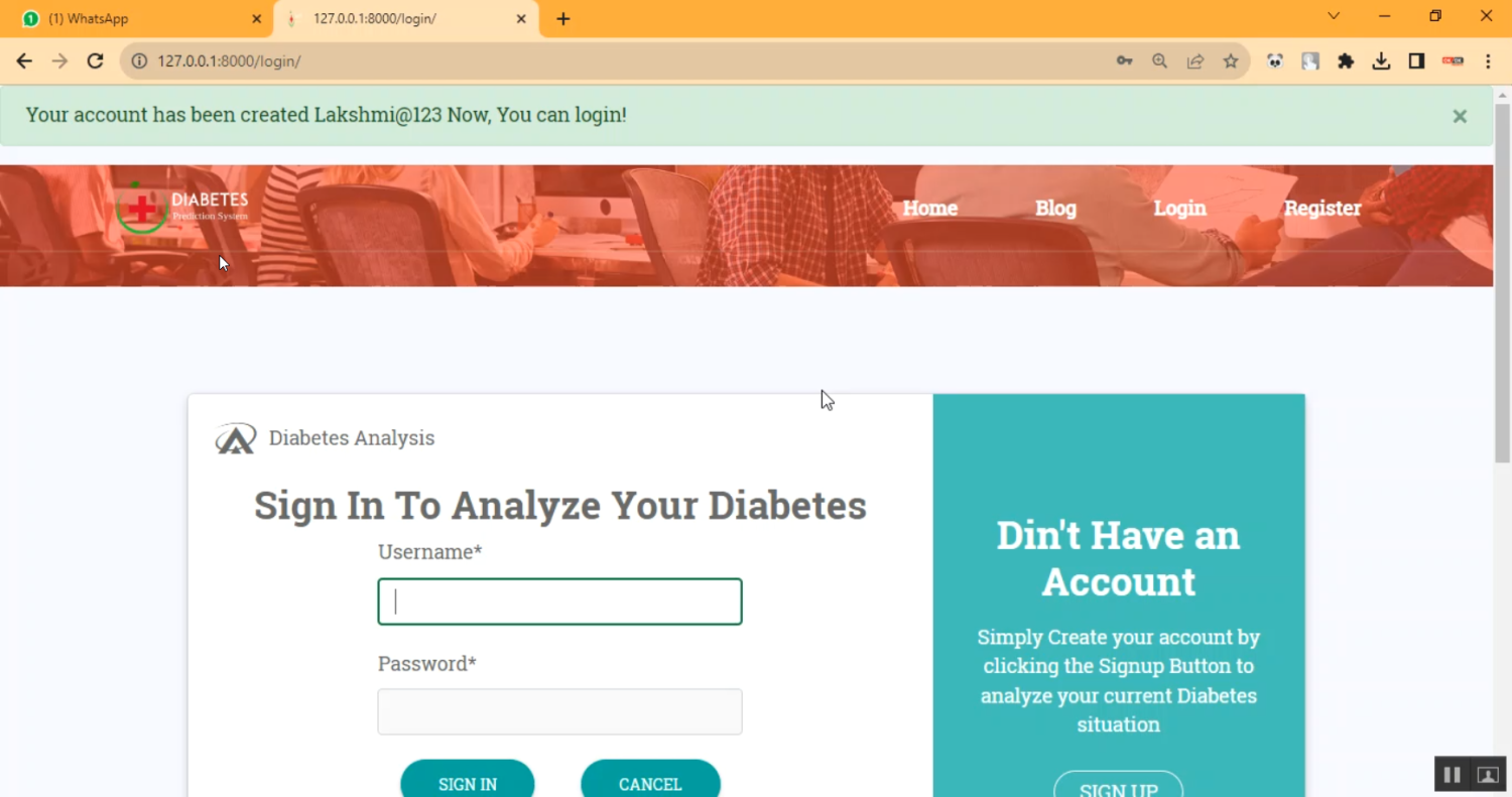 Diabetes Detection using ML Algorithm in Python Projects