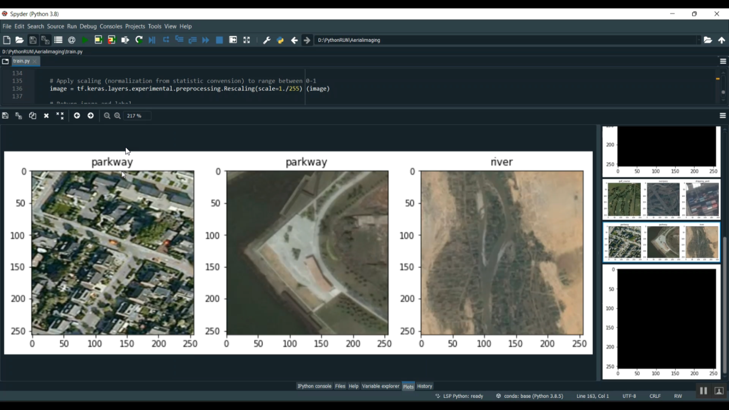 Satellite Area Image Classification in Python Projects