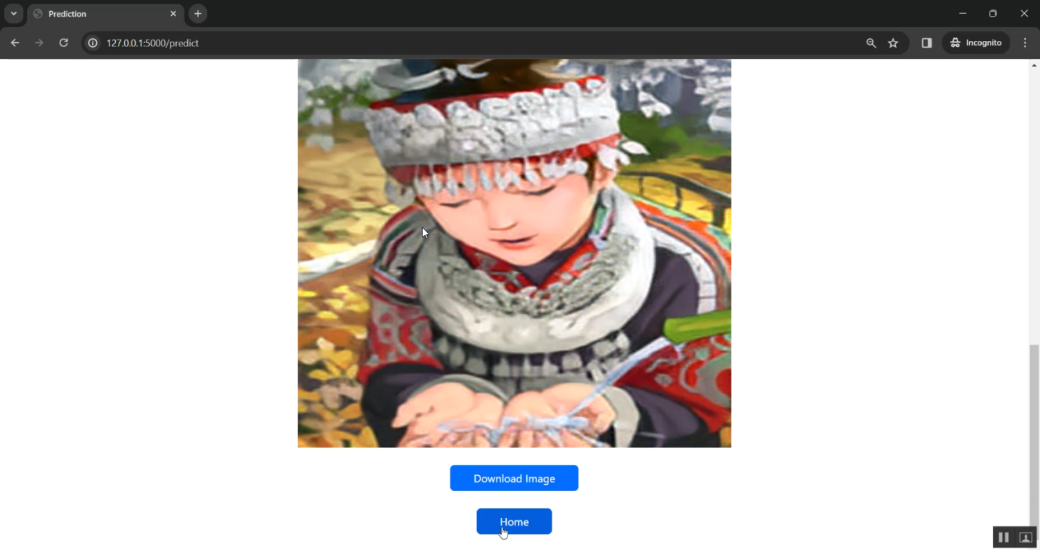 Image Super Resolution Flask App in Python Projects