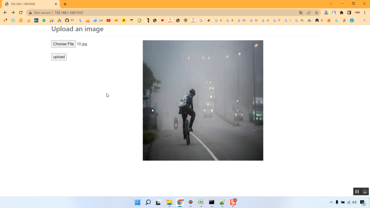 Object Detection Weather Flask App in Python Projects