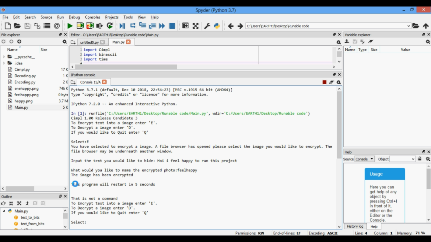 Image Steganography in Python Projects