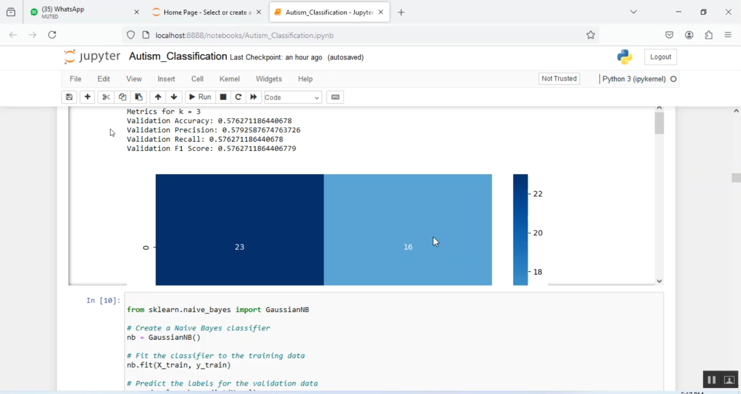 Autism Classication Predictor in Python Projects