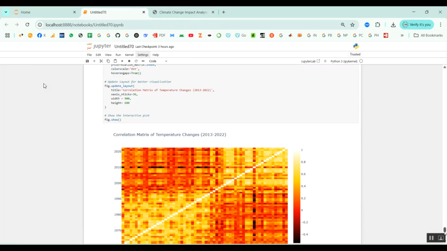 Climate Change Impact Analysis System in Python Projects