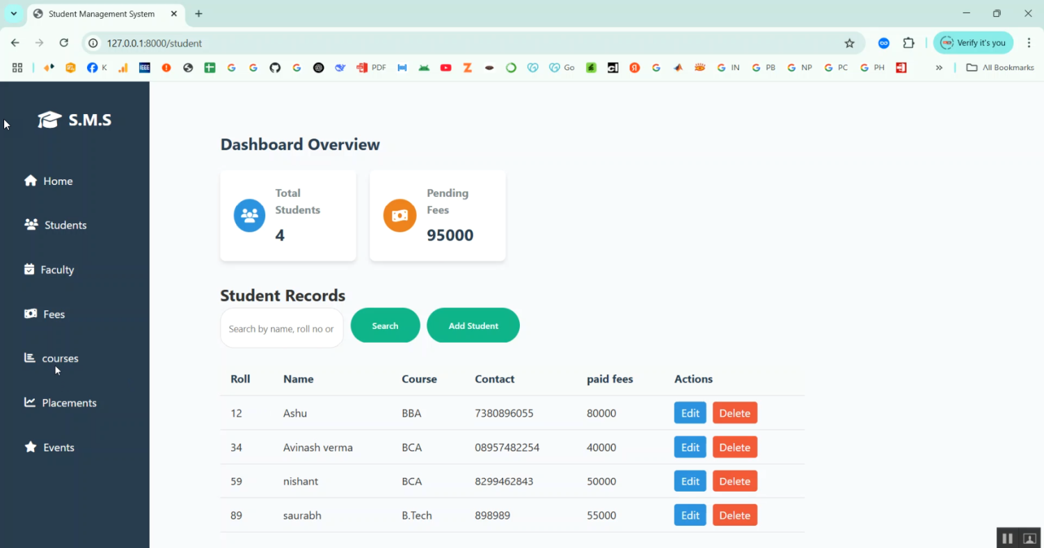 Inspection School of Management System in Python Projects