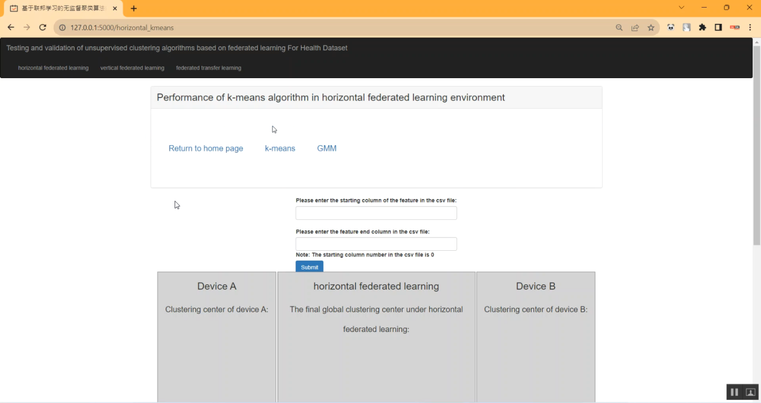 Federated Learning Disease Flask App in Python Projects