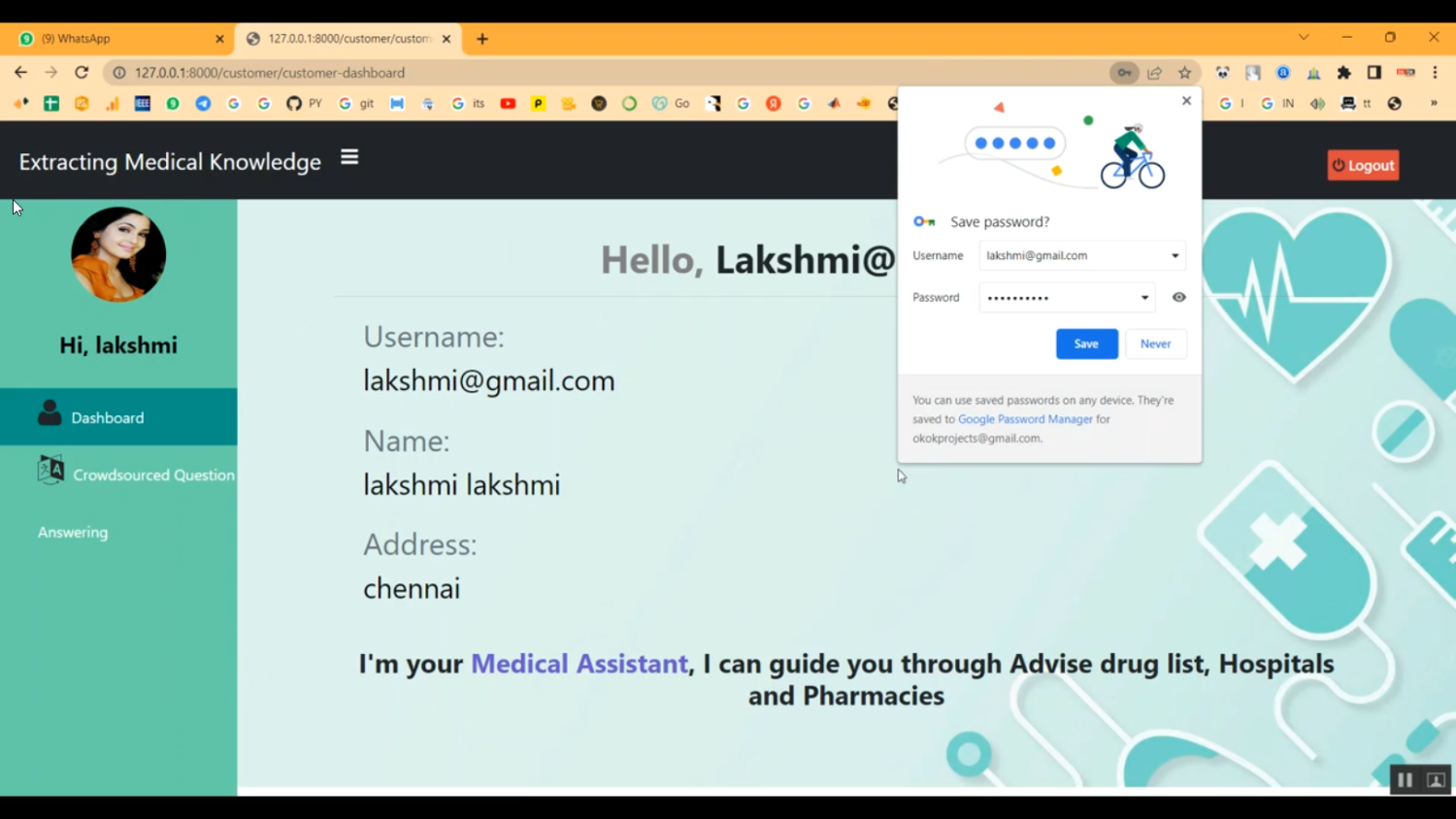 Medical Question Extracting Flask App in Python Projects