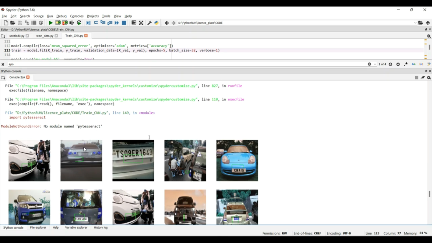 License Plate Detection in Python Projects