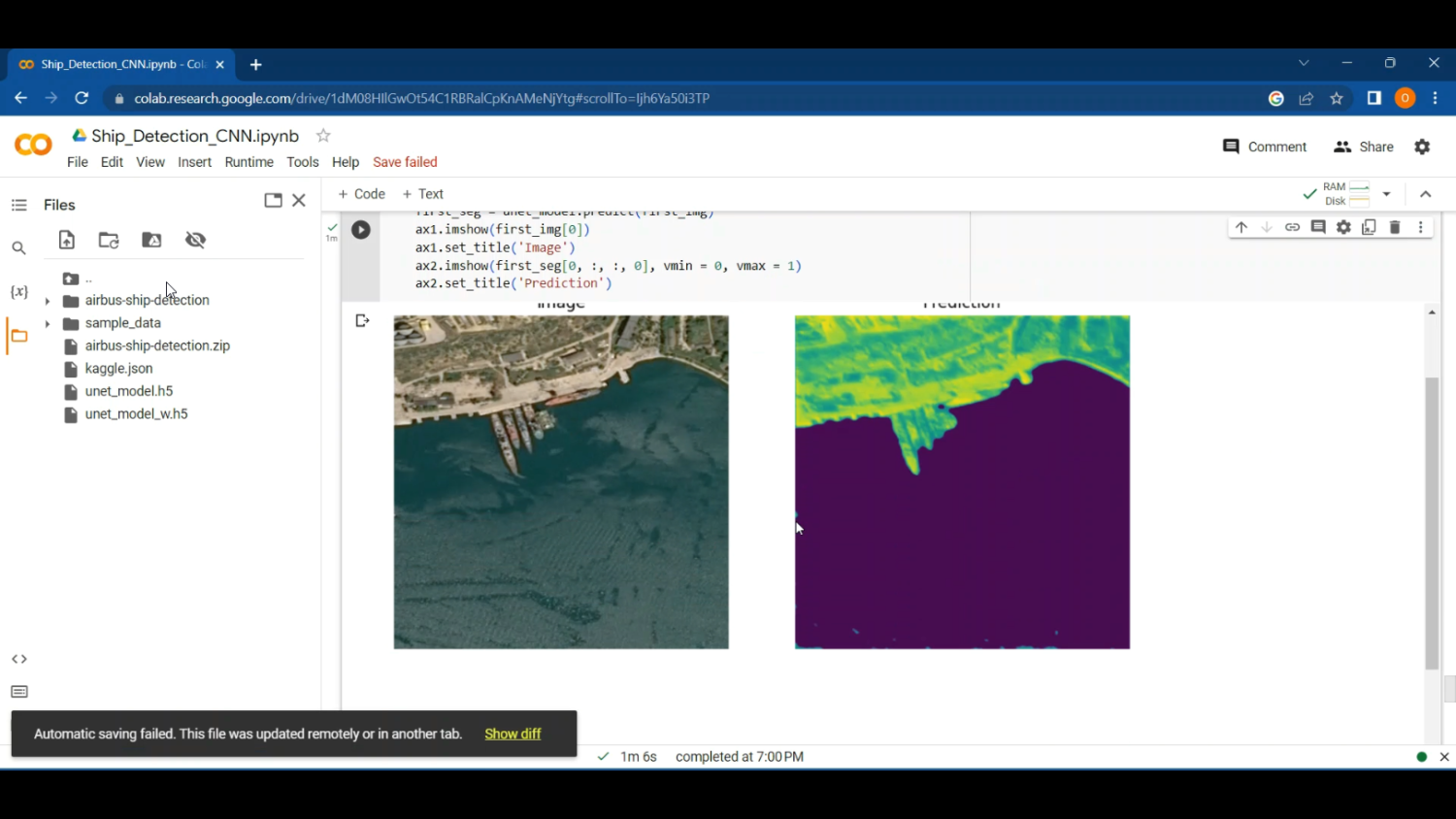 Ship Detection CNN in Python Projects