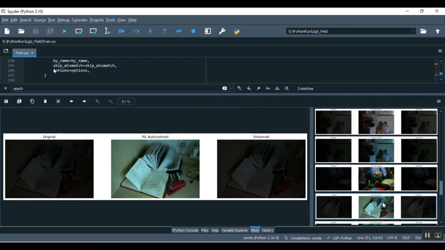 Light Field Image Segmentation in Python Projects
