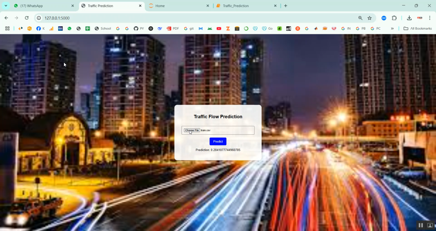 Traffic Flow Prediction in Python Projects