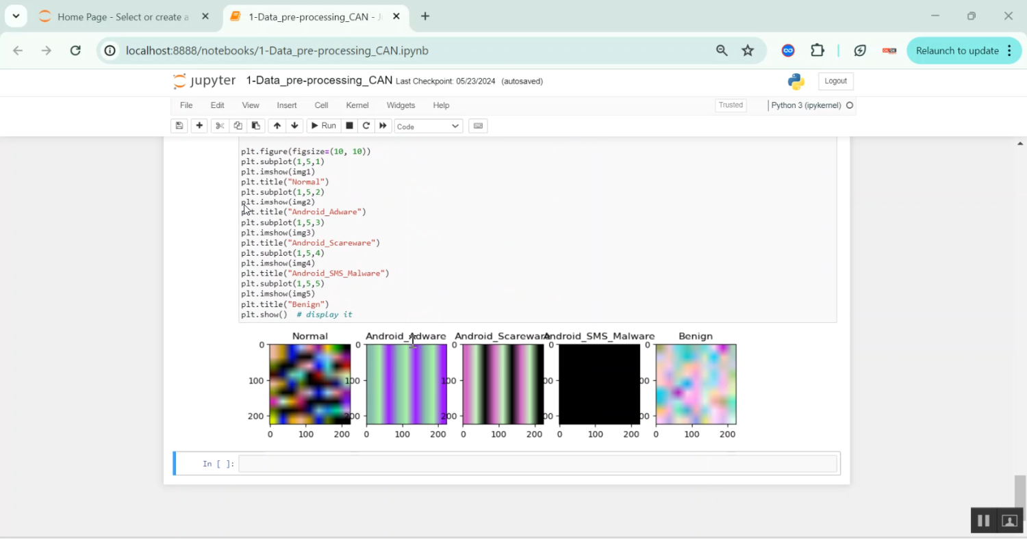 Android Malware Auto Encoder Text TO Image Generation in Python Projects