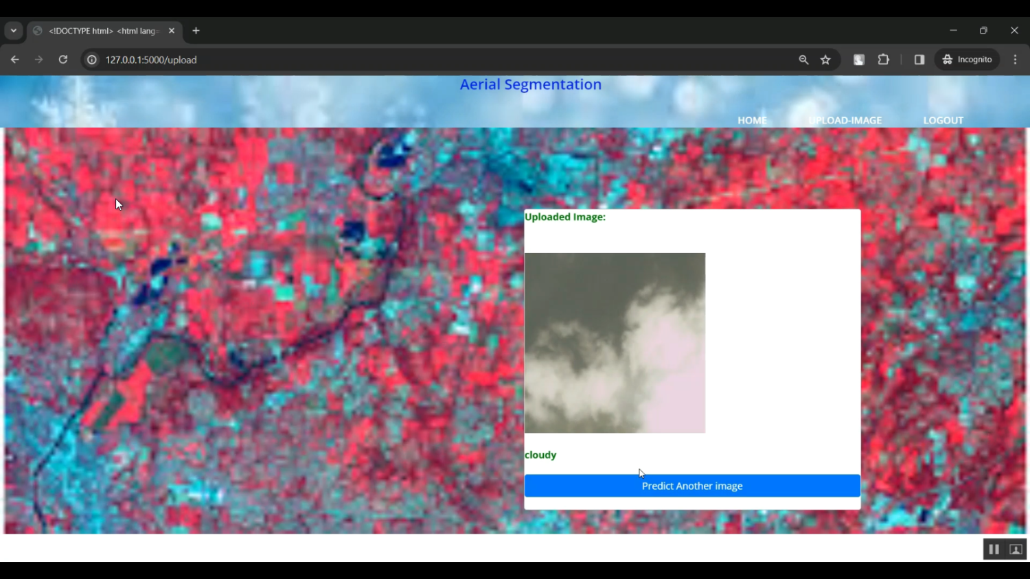 Aerial Segmentation Prediction Flask Application in Python Projects