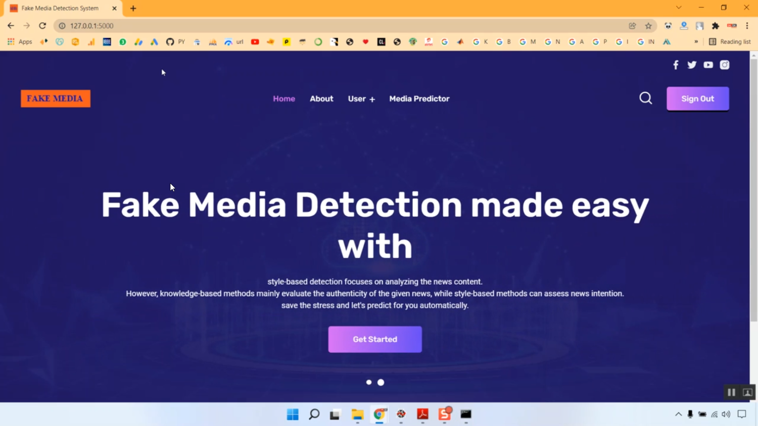 Fake News Detection using URL and Text in Python Projects