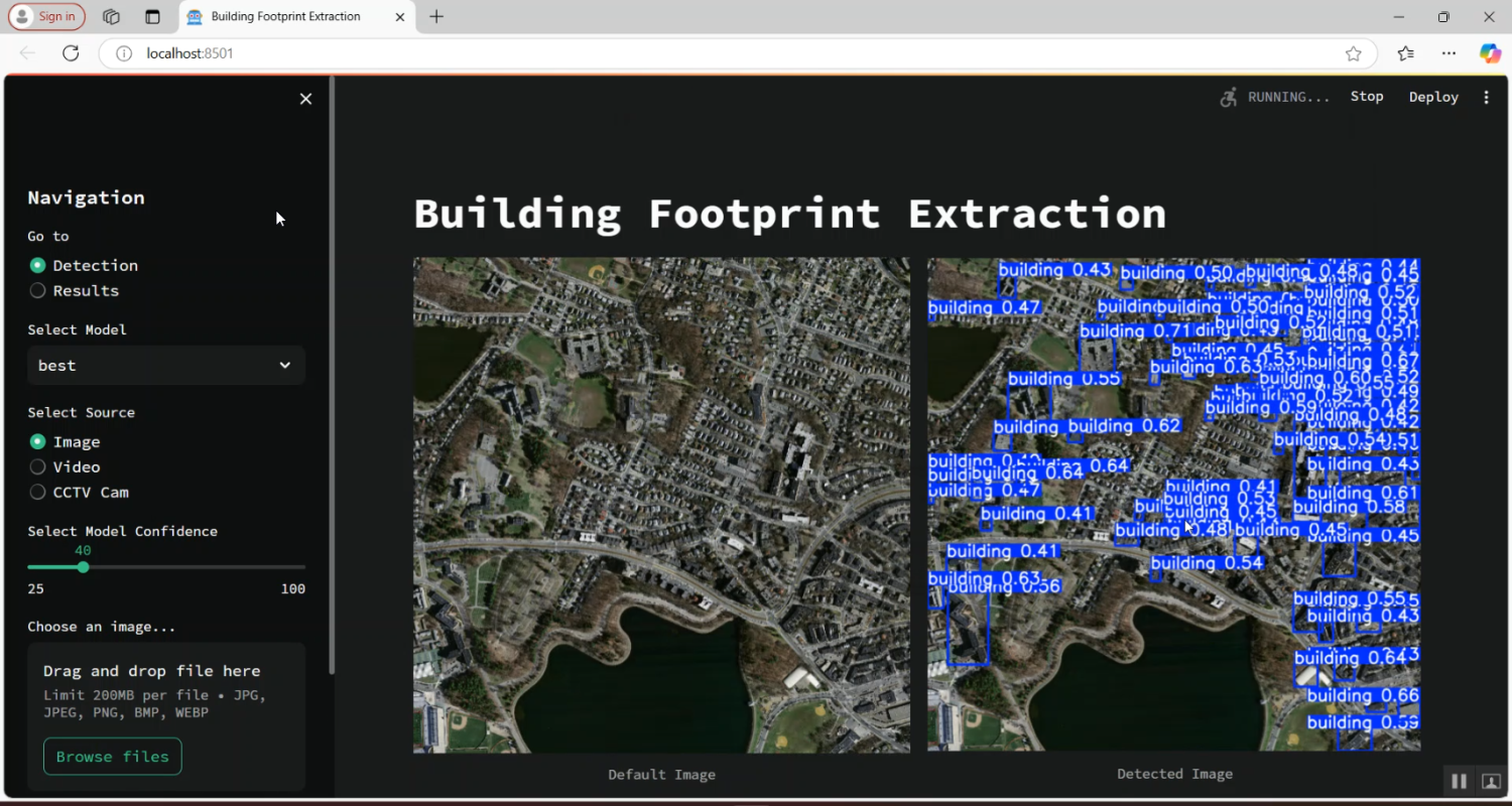 Building Footprint Extraction using Flash in Python Projects
